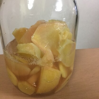穀物酢、切らしていたのでレモン汁で挑戦！
フルーティな香りになって、大満足です！
